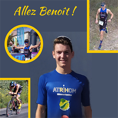 Benoît Bélier, athlète sponsorisé par Atrihom.